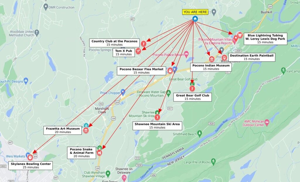 Pocono Mountains Trip